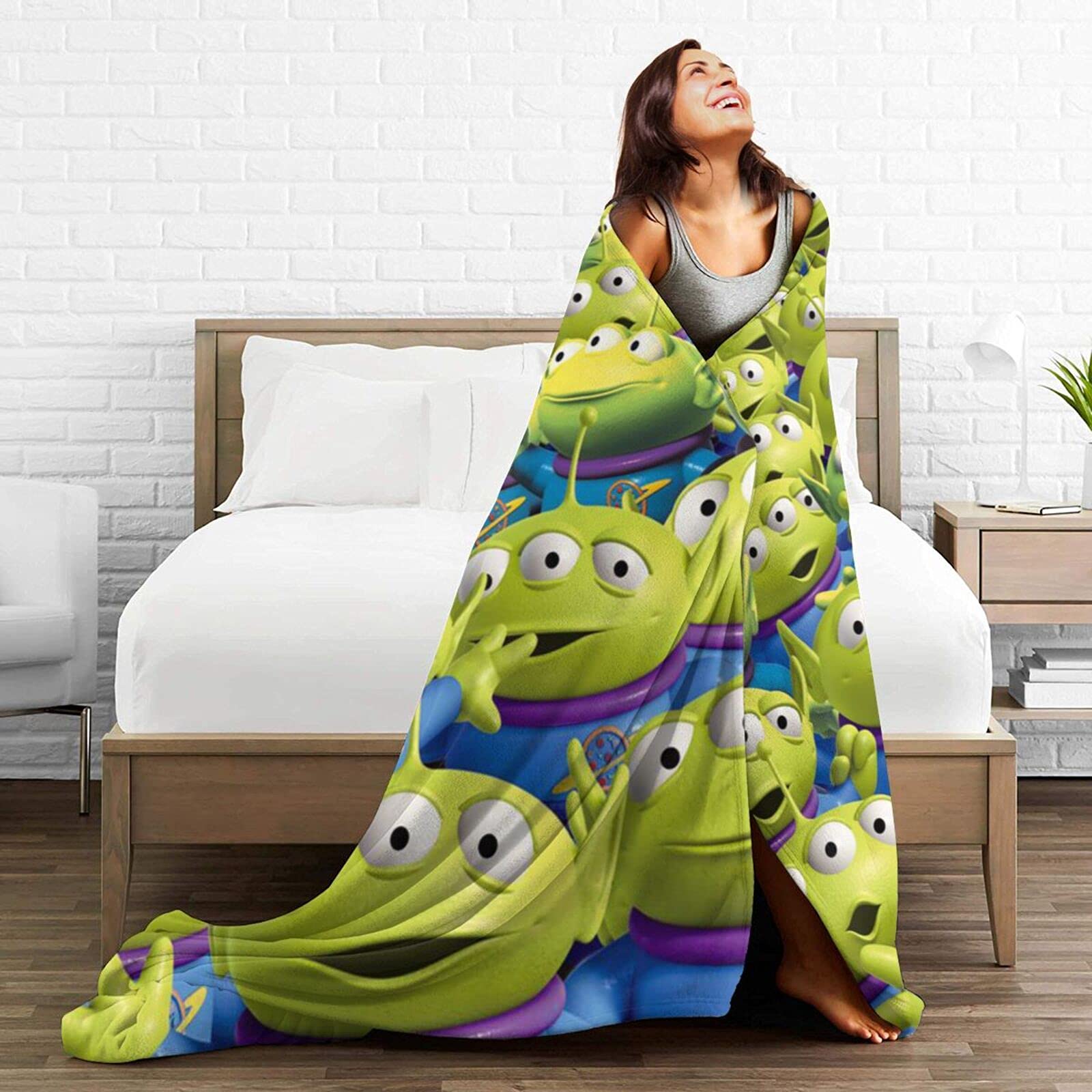 トイ・ストーリー ブランケット 約148✕90センチ リトルグリーンメン